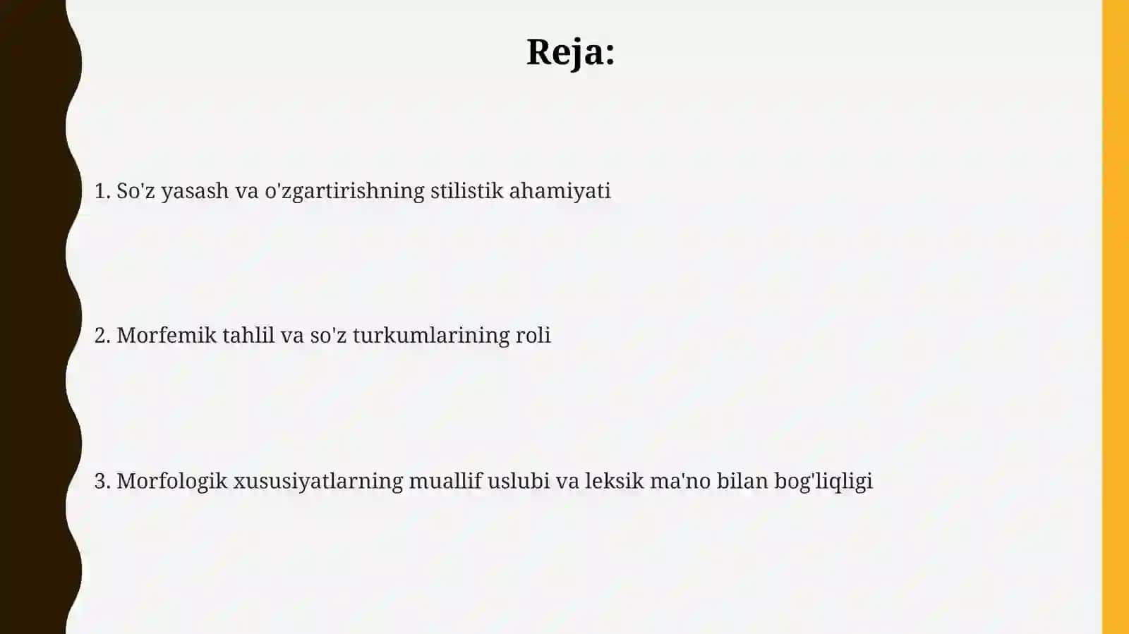 Badiiy matnning morfologik xususiyatlari 2