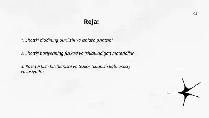 Shottki diodi va ularning zamonaviy texnikada qo'llanilishi 2