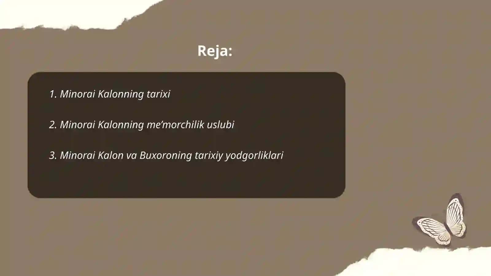 Minorai kalon tarixiy obidasi 2