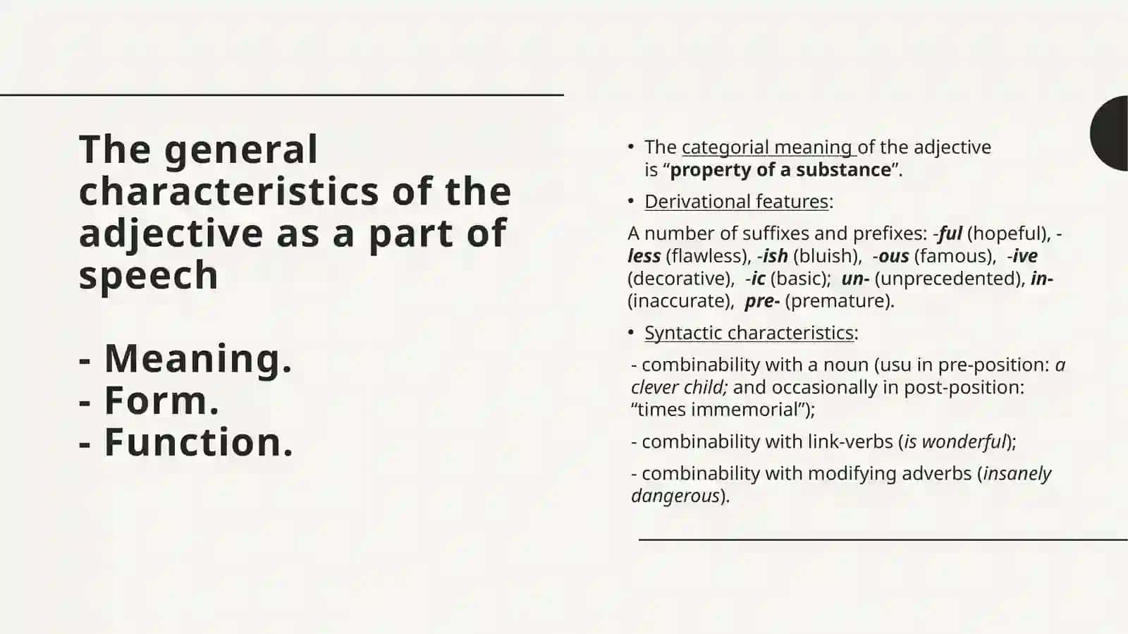 ADJECTIVEAND ITS CATEGORIES 2