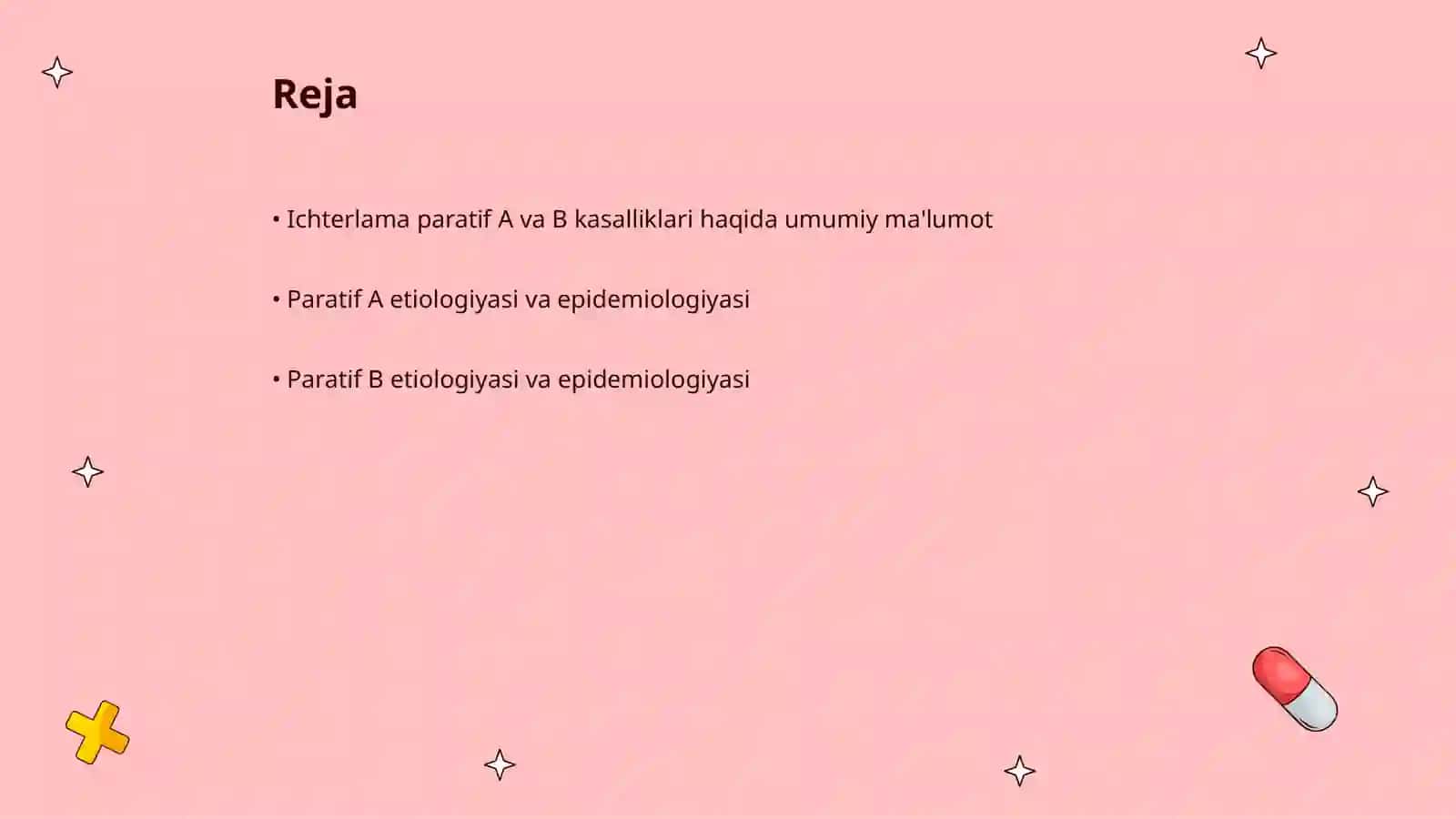 Ichterlama paratif A va B etiologiyasi epidemiologiyasi 2