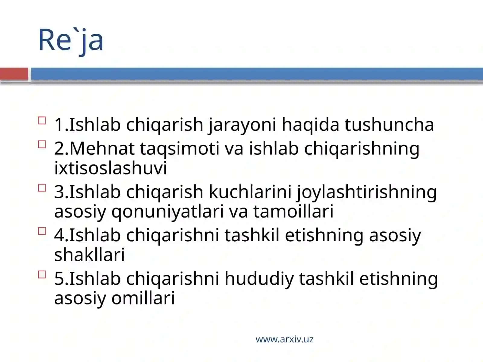 Ishlab chiqarish kuchlarini joylashtirish va rivojlantirishning omillari va tamoyillari 2