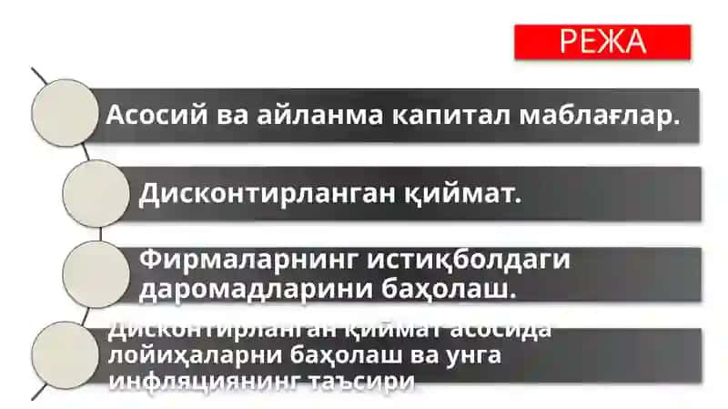 Тадбиркорлик капитали ва унинг ҳаракатидаги икки томонлама ҳусусиятлар 2