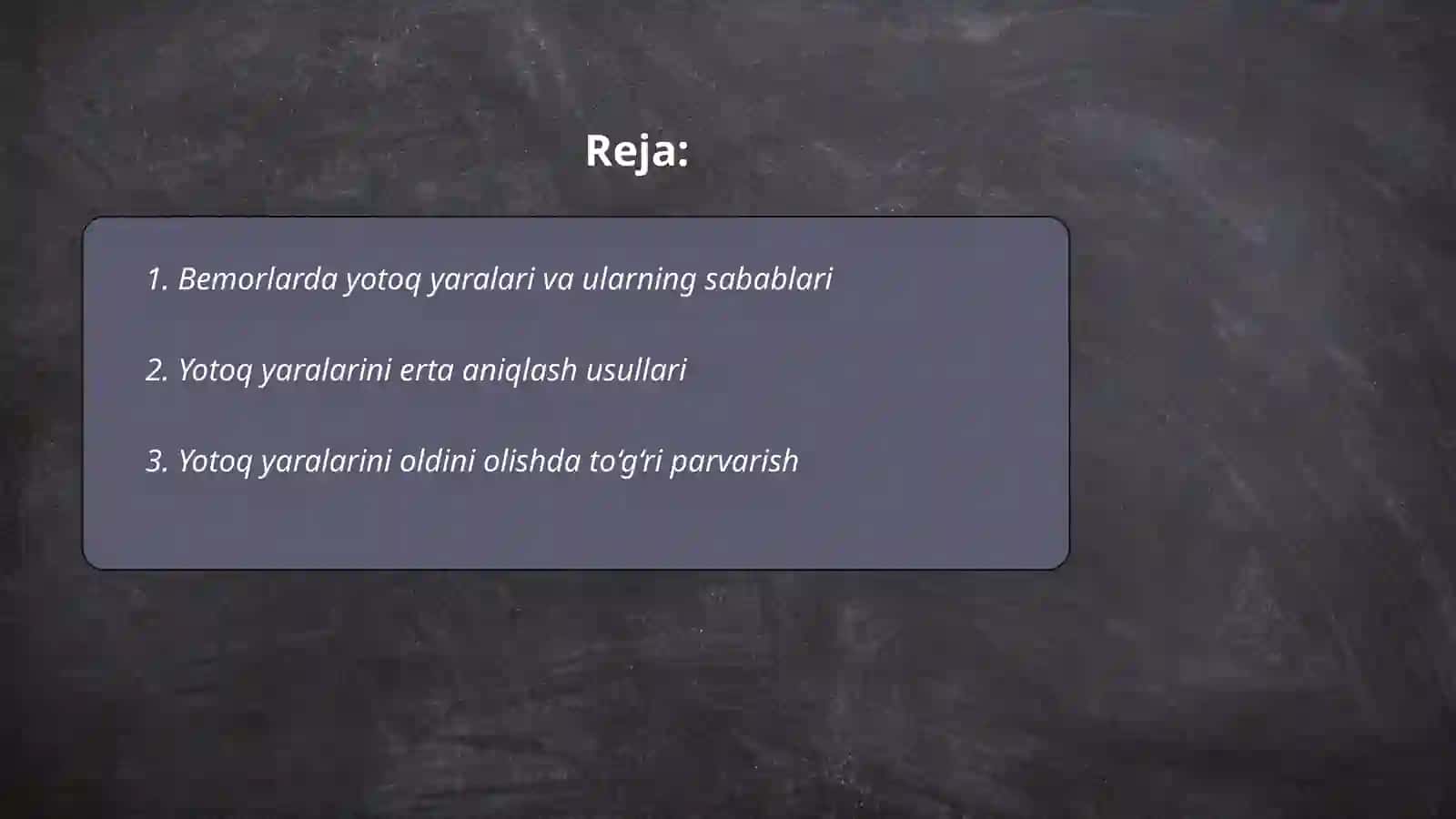 Bemorlarda yotoq yaralarini oldini olish 2