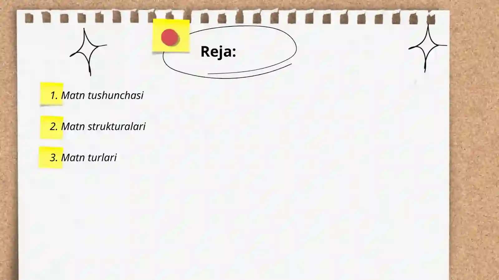 Matn va uning turlari 2