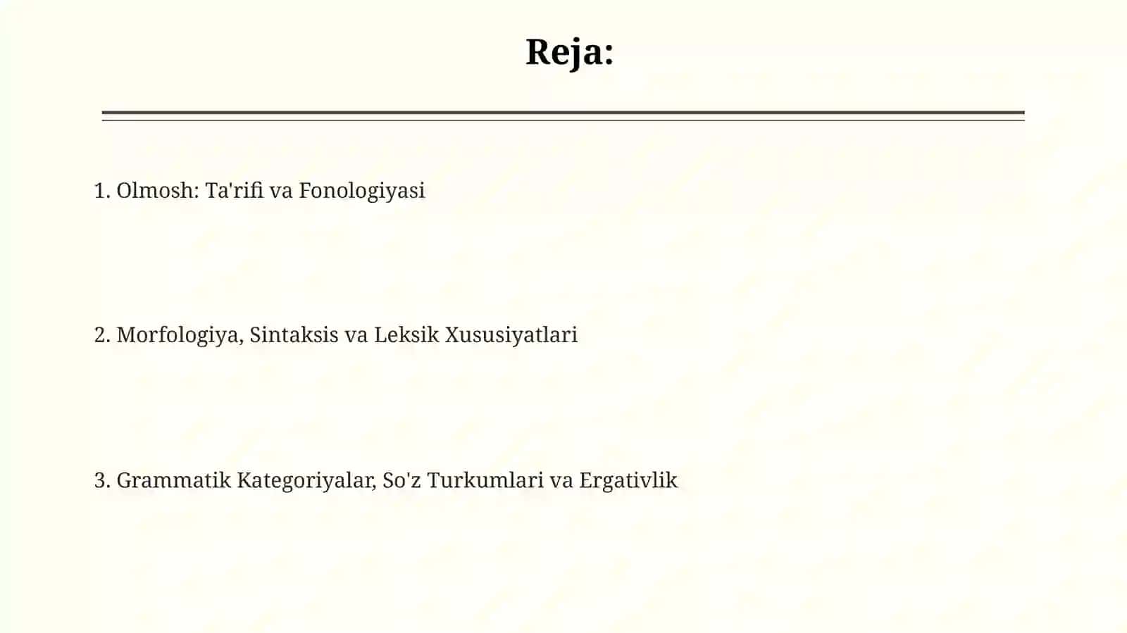 Olmosh uning grammatik xususiyatlari 2