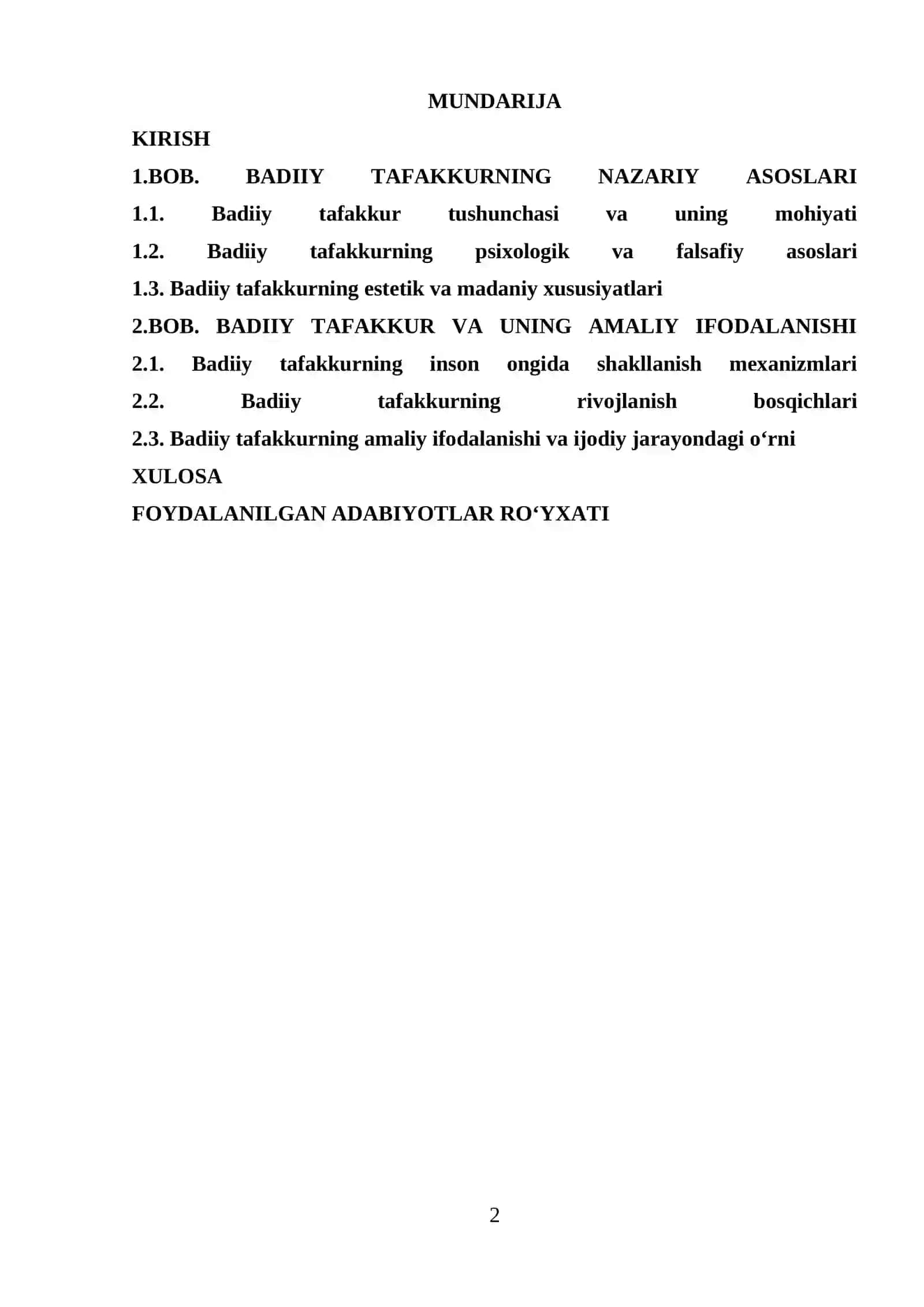 Badiiy Tafakkur va uning Amaliy Ifodalanishi 2