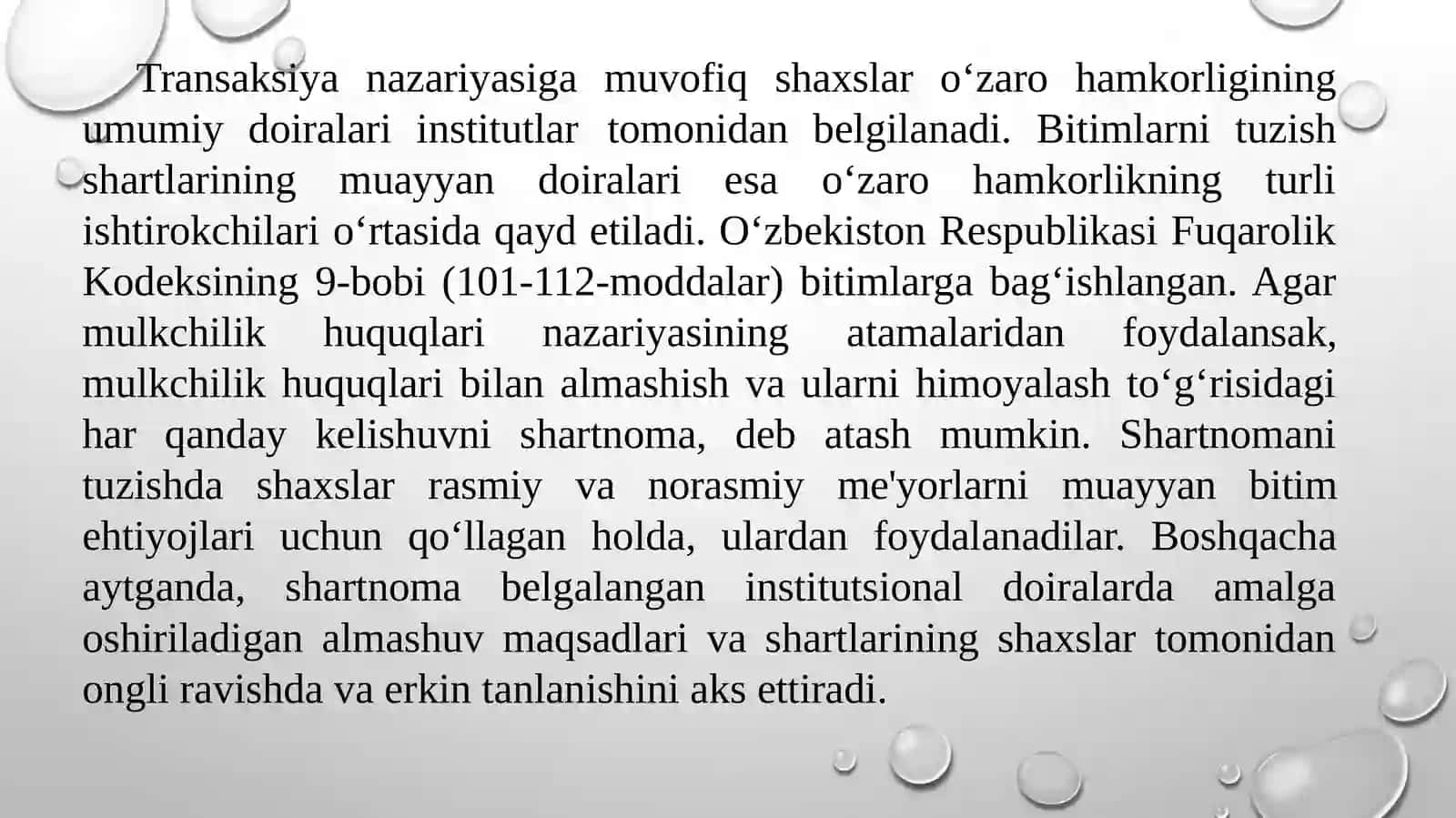 SHARTNOMALARNAZARIYASI 2