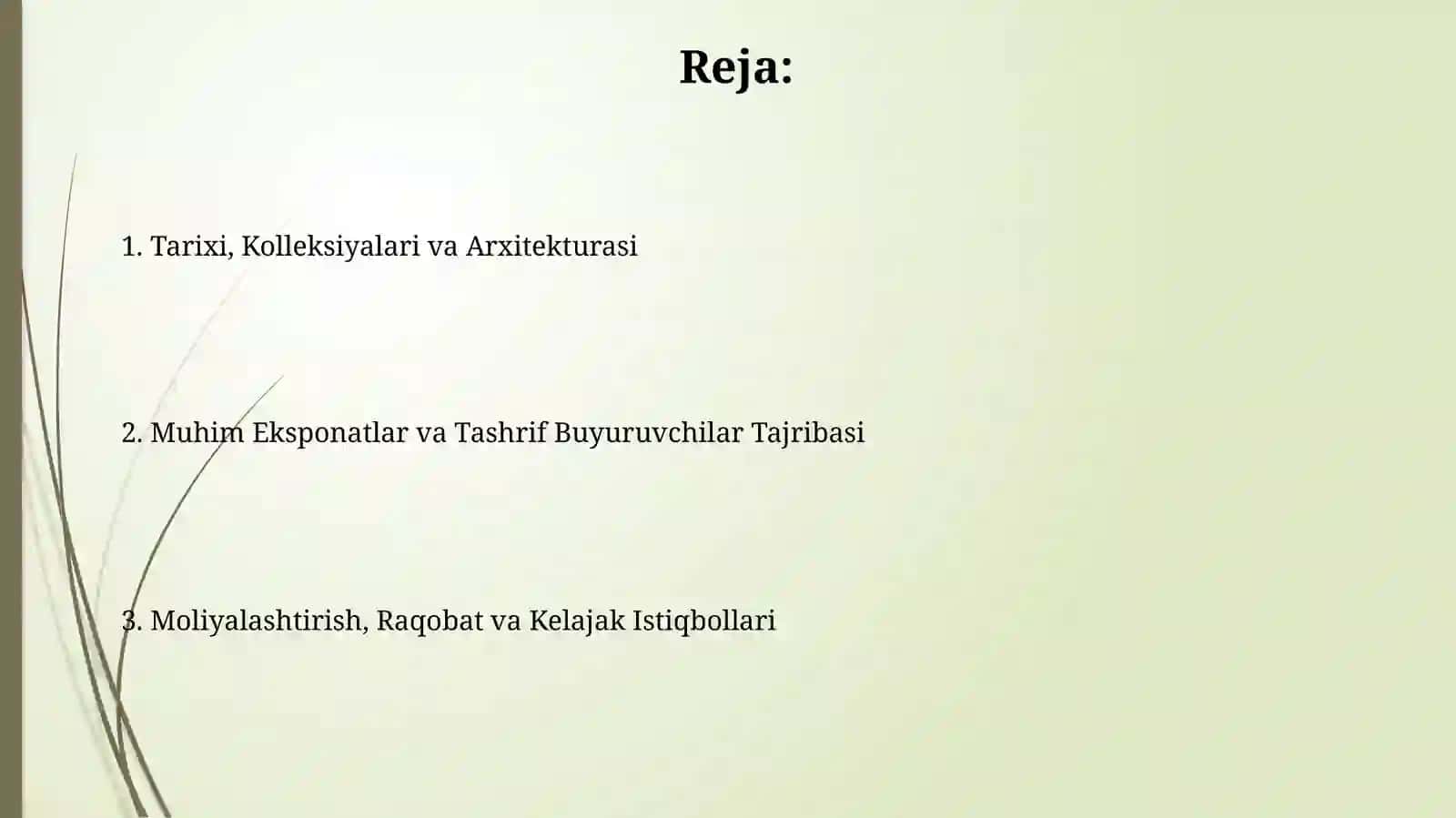 AQSHning eng kattasanatmuzeyi 2