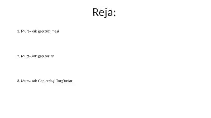 Murakkab qo'shma gaplar 2