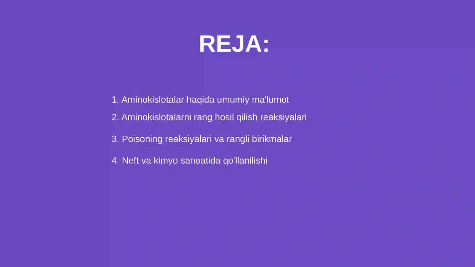 Aminokislotalarni rang hosil qilish reaksiyalari 2