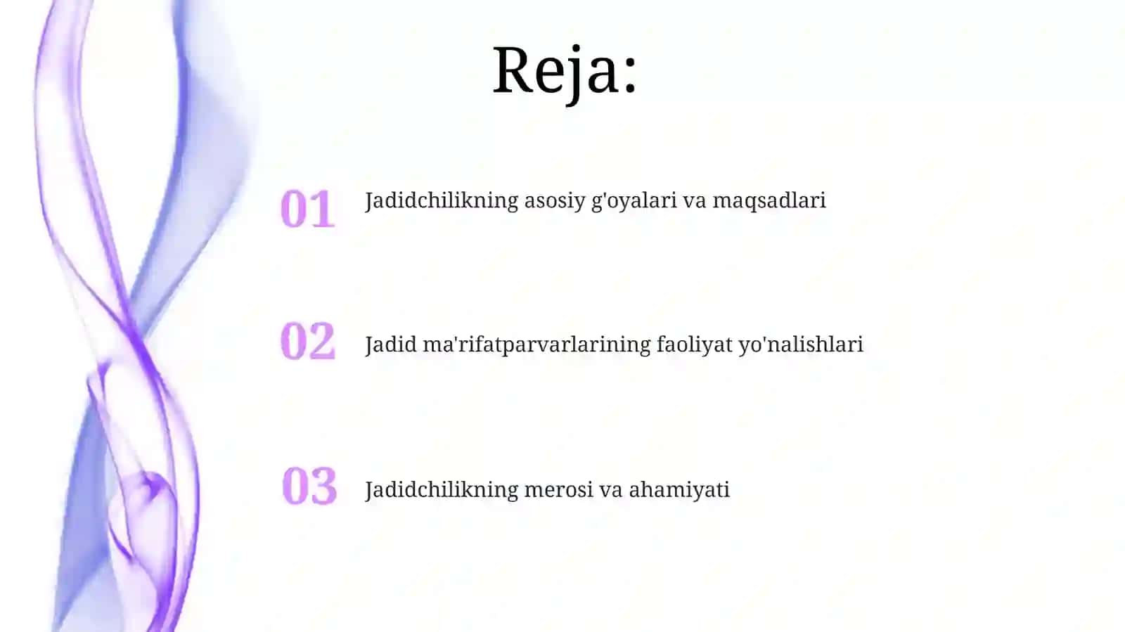 Jadidchilikning Faoliyati 2