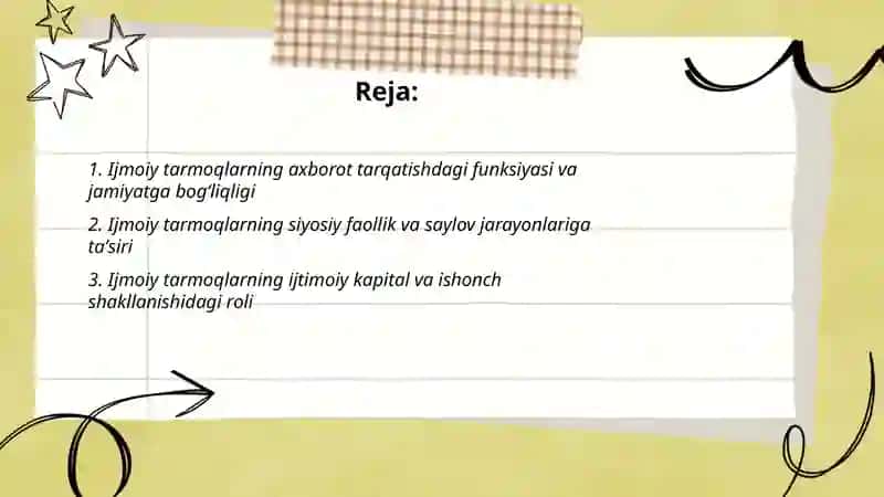 Ijmoiy tarmoqlarning jamiyatga funksional bogliqligi 2