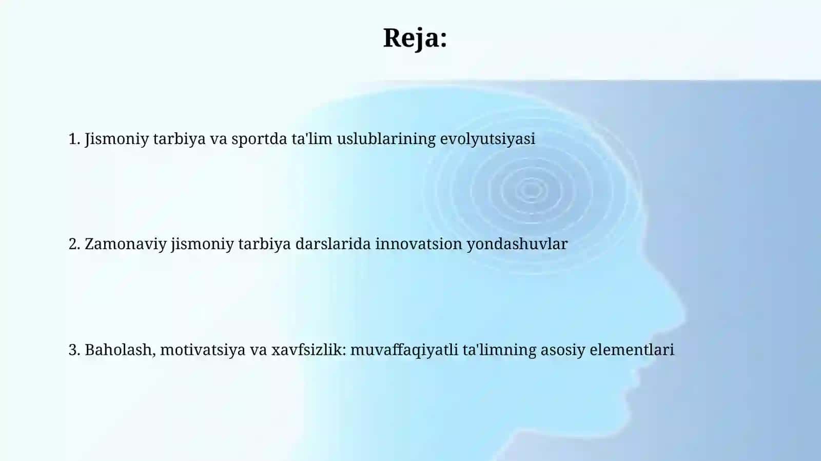 Jismoniy tarbiya va sport sohasida qo'llaniladigan talim metodlari 2