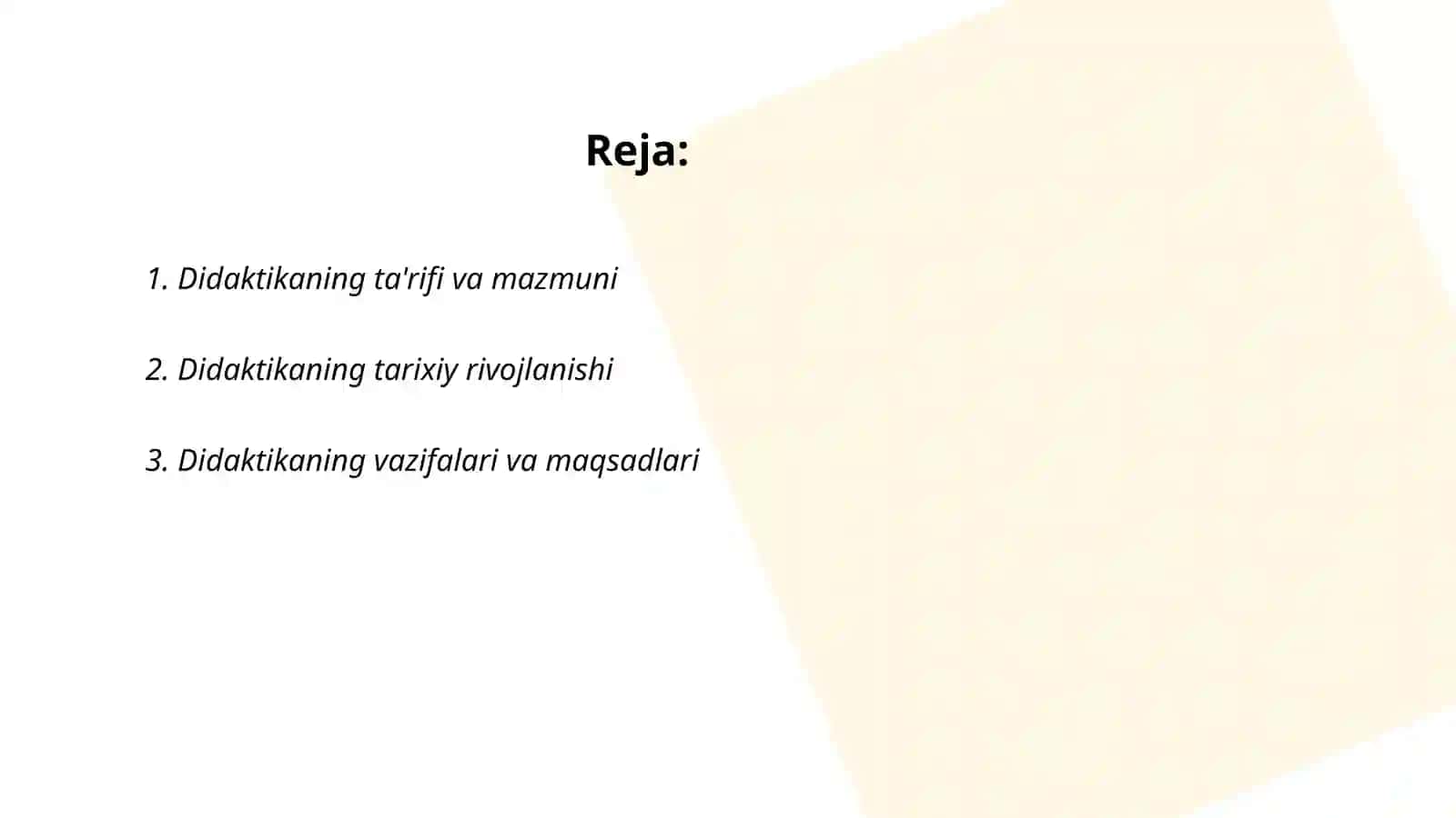 Didaktika haqida tushuncha 2