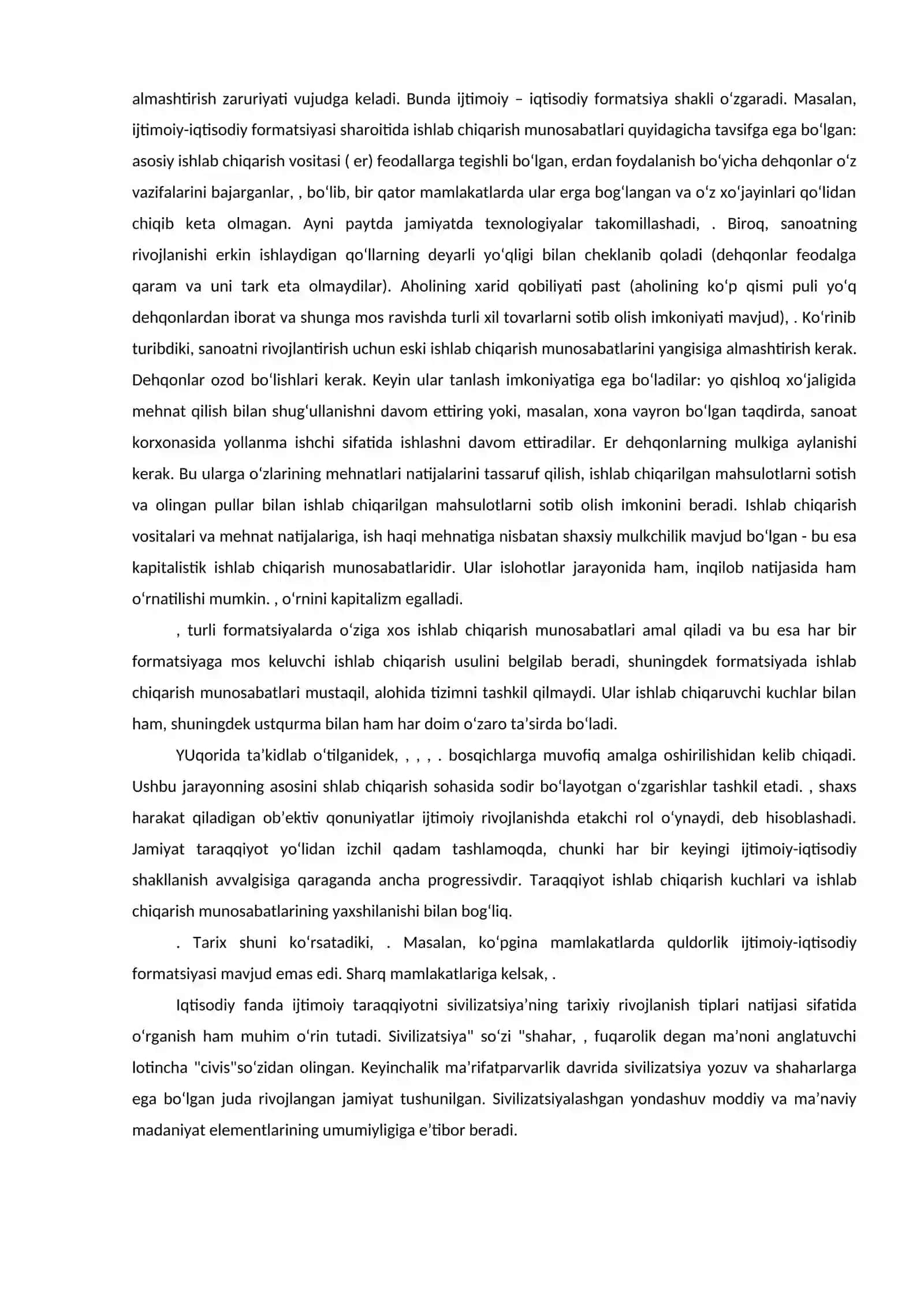 IJTIMOIY-IQTISODIY TIZIMLAR VA ULARNING XUSUSIYATLARI 2