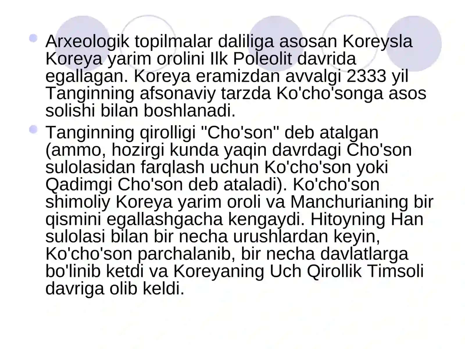 Koreyaning bo`linishi 2