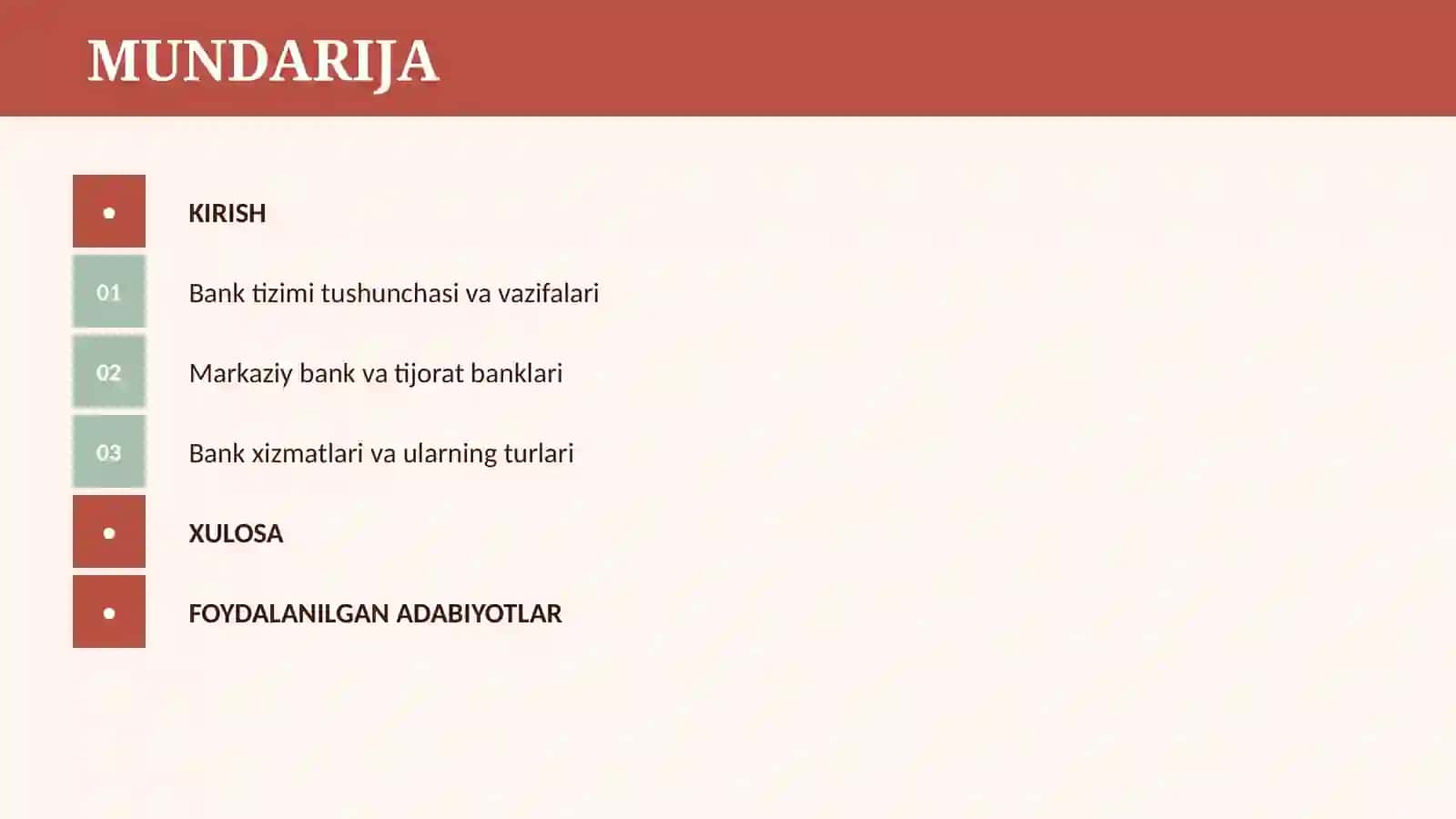 BANK TIZIMI VA BANK TURLARI 2