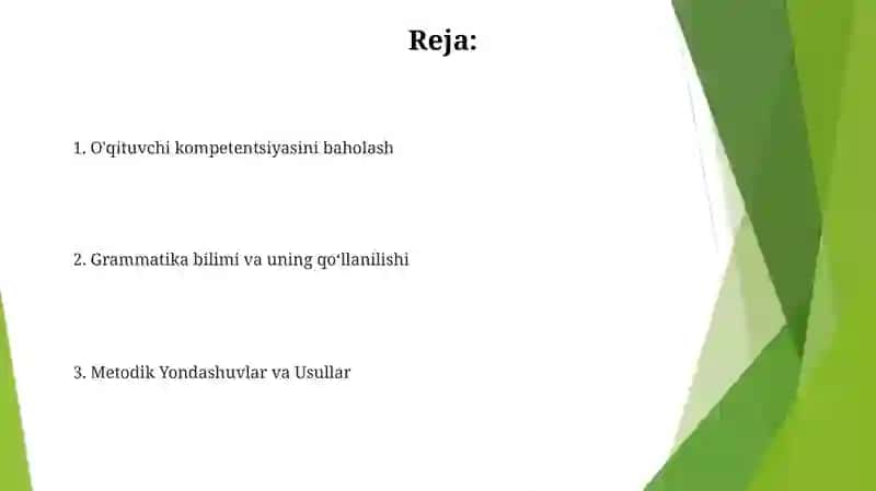 Oʻqituvchining grammatik va uslubiy kompetensiyasi 2