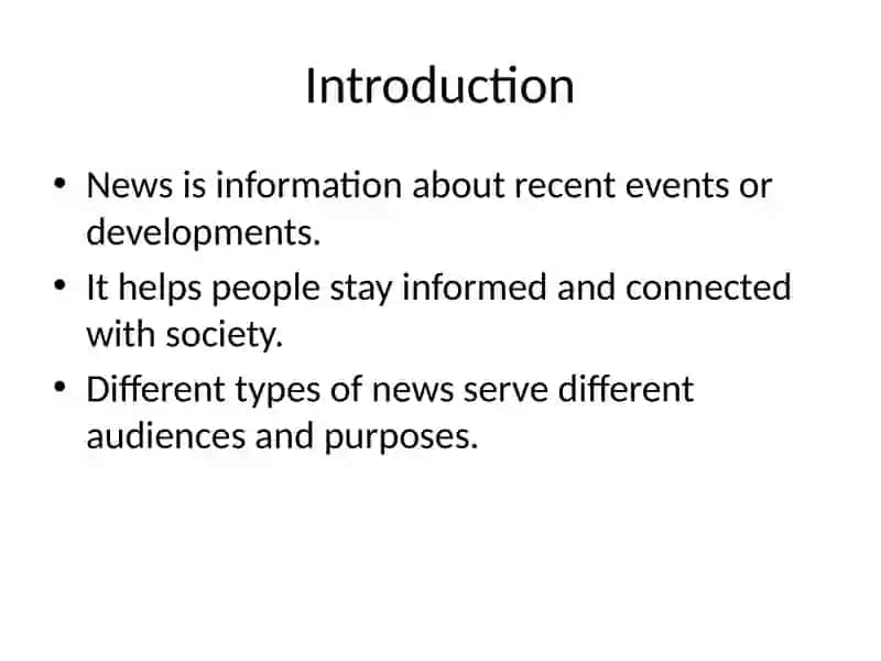 Types of News 2