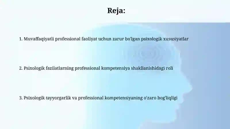 Psixologik fazilatlar va professional kompetensiya 2
