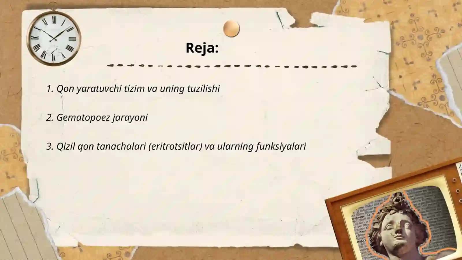 Qon yaratuvchi va immun a'zolari 2