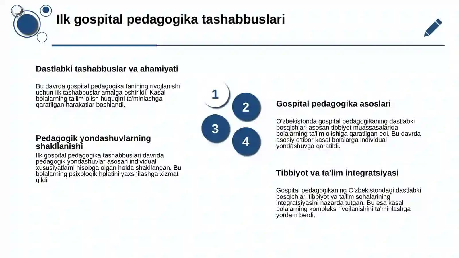 O’zbekistonda gospital pedagogika fanining rivojlanish tarixi 2