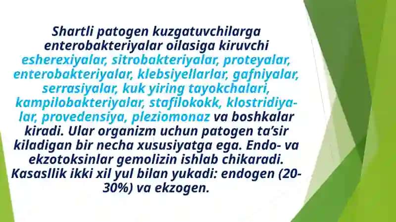 SHARTLI-PATOGEN BAKTERIYALAR CHAKIRGAN ICHAK INFEKSIYALARI. Proteazlar. 2