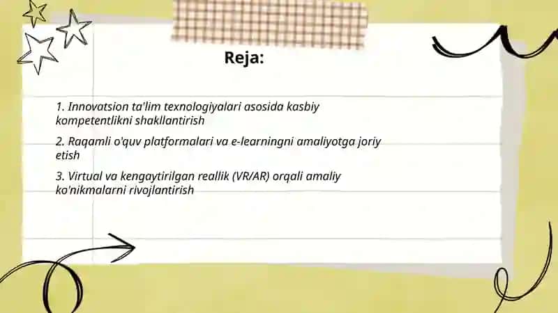 Innovatsion ta'lim texnologiyalari asosida kasbiy kompetentlikni shakllantirish 2