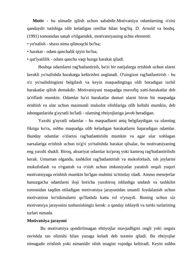 PERSONAL MATIVATSIYA 2
