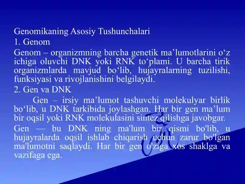 TIBBIYOT SOHASIDA GENOMIKA YUTUQLARINI O‘RGANISH VA ANALIZ QILISH 2