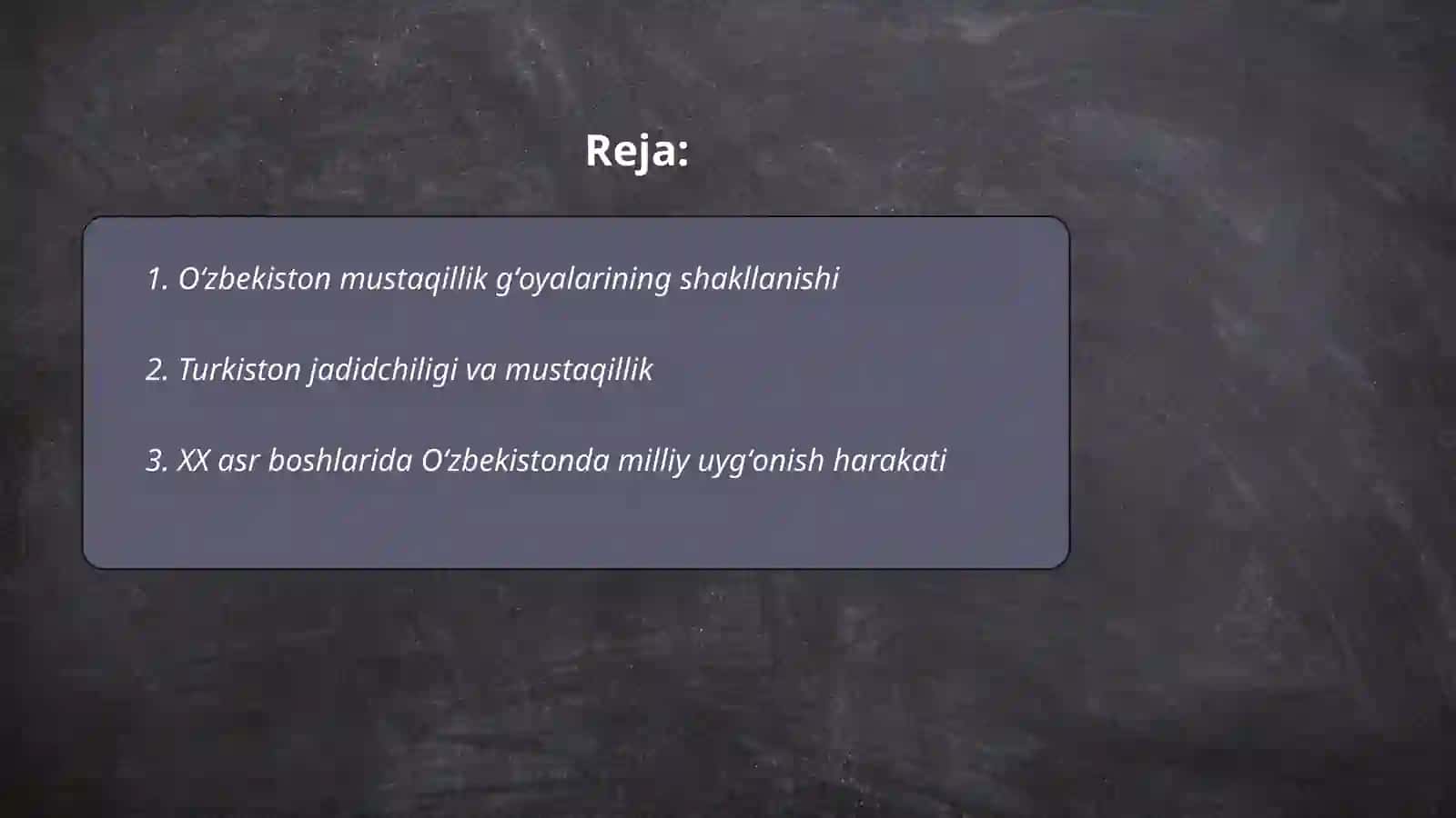 Oʻzbekistonda mustaqillik gʻoyalarining tarixiy asoslari 2