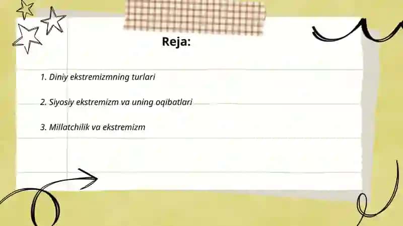 Diniy ekstremizmning turlari 2