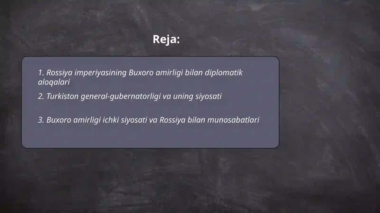 Rossiya imperiyasining Buxoro amirligiga harbiy yurishlari 2