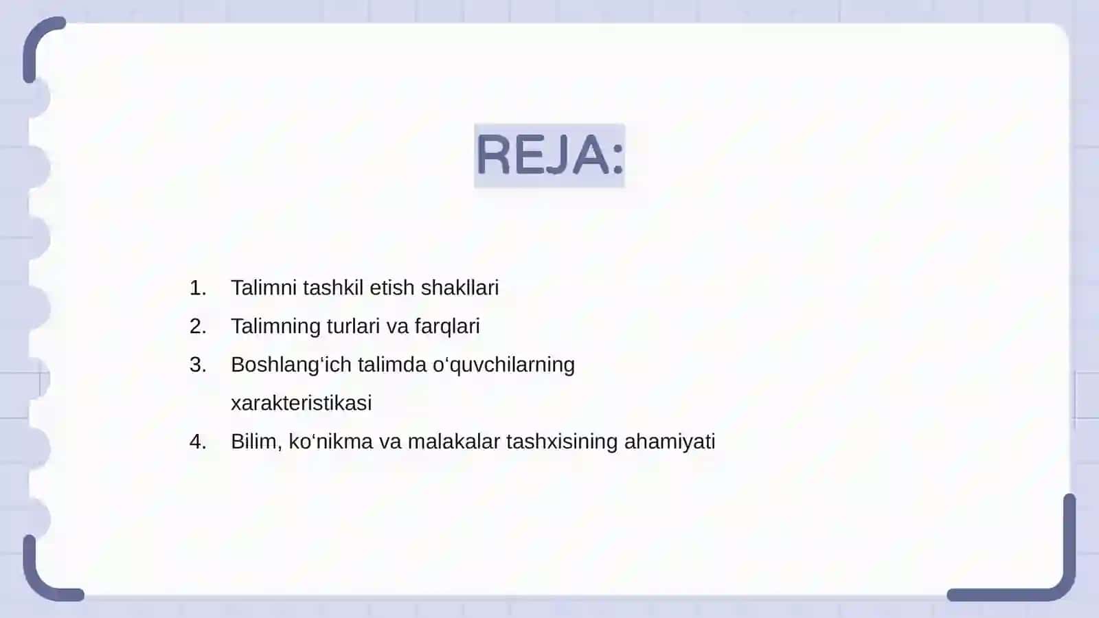 Talimni tashkil etish shakllari 2