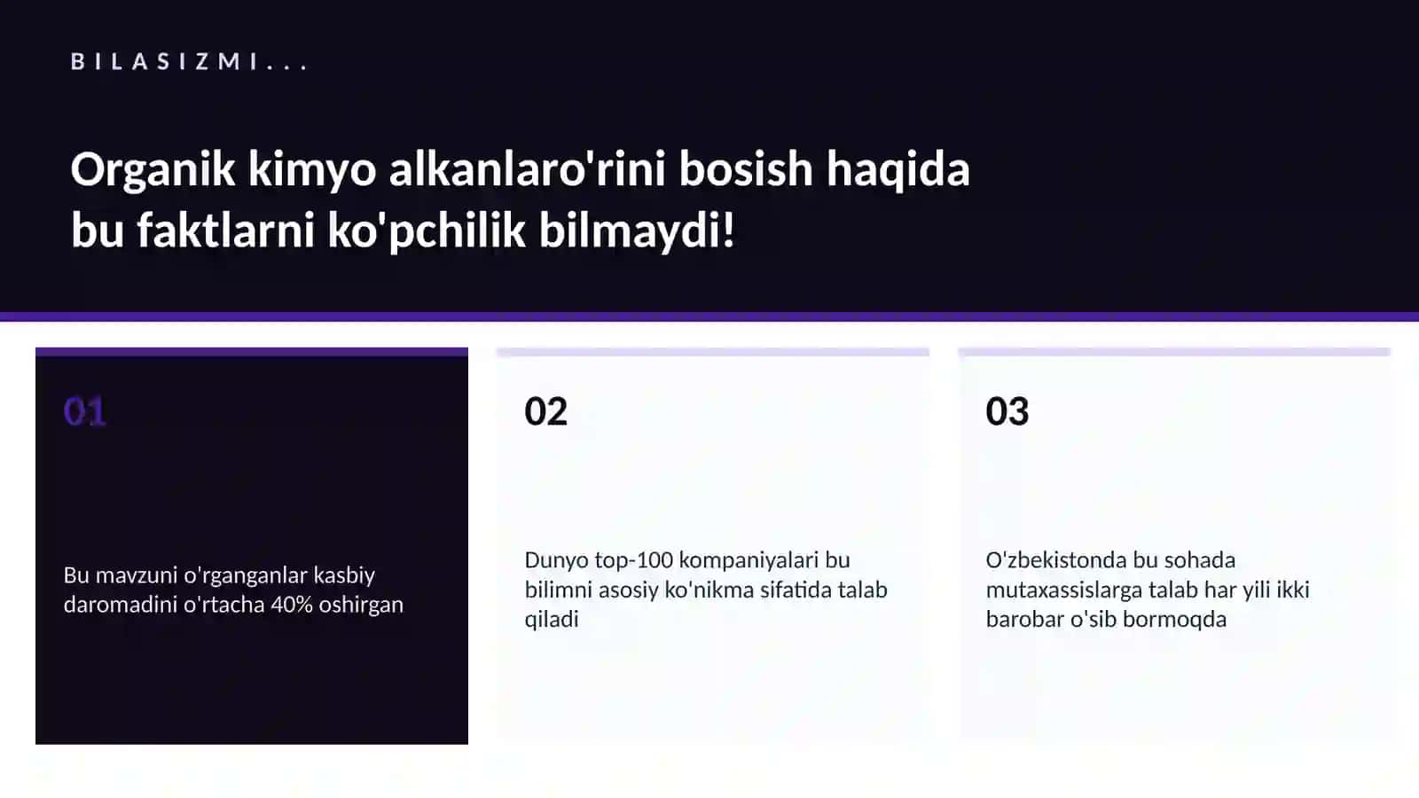 Organik kimyo alkanlaro'rini bosish 2