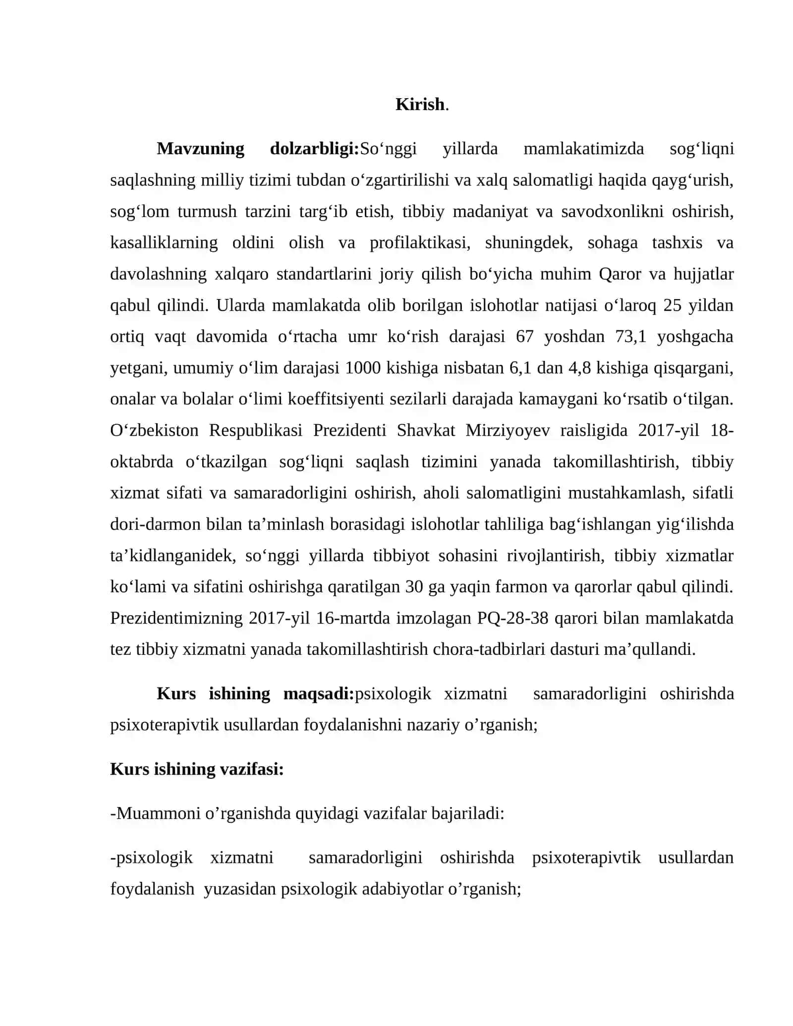 PSIXOLOGIK XIZMATNING SAMARADORLIGINI TA'MINLASHDA PSIXOTERAPIVTIK USULLARDAN FOYDALANISH 2