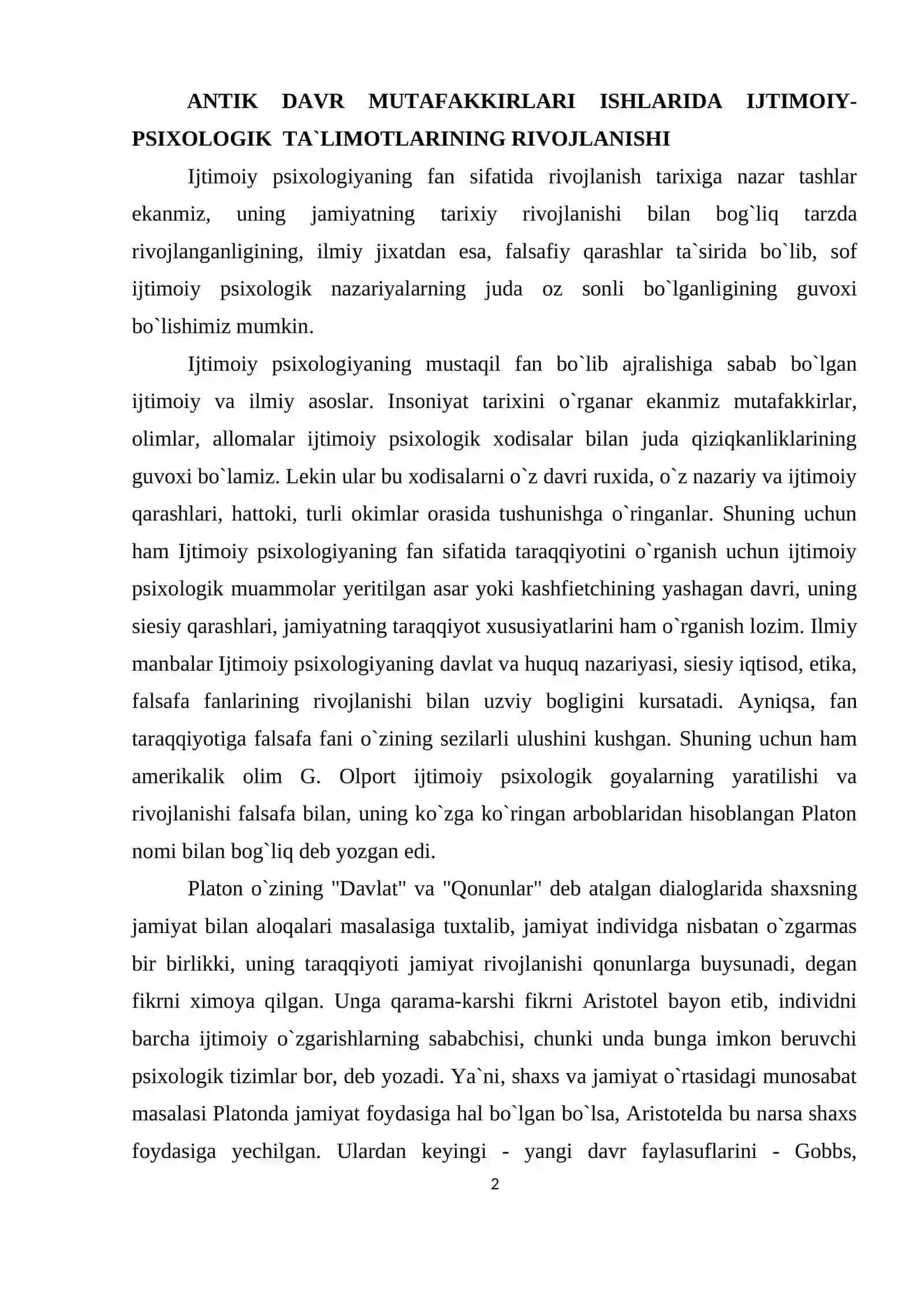 Ijtimoiy psixologiyaning predmeti va vazifalari 2