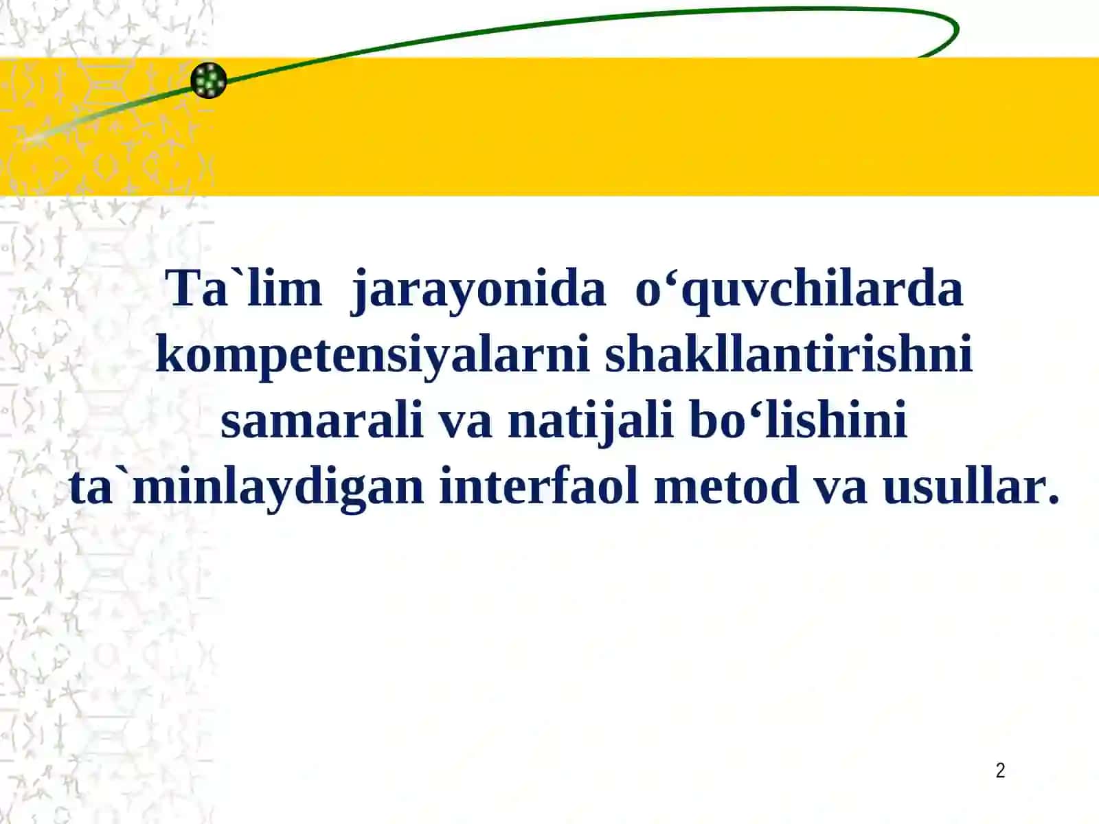 Geografiya fanini o’qitishning o’ziga xos xususiyatlari va o’qitish metodlari (2-qism) 2