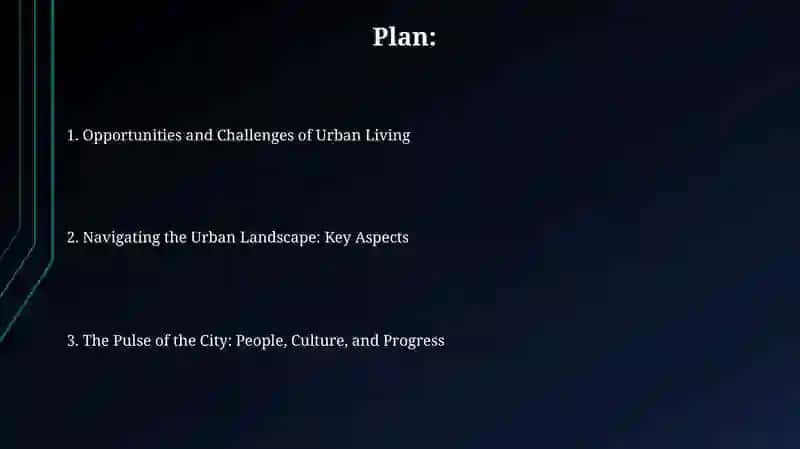 Presentation on City Life 2