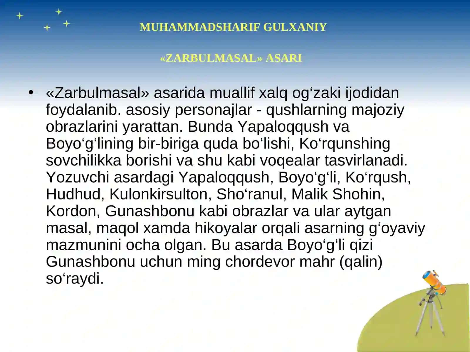 Muhammadsharif Gulxaniy 2
