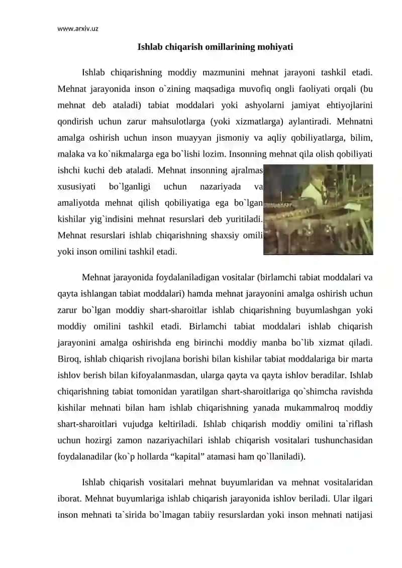 Ishlab chiqarish 2