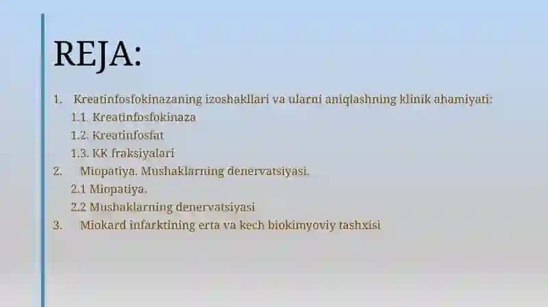 Yurak va mushak biokimyosi 2