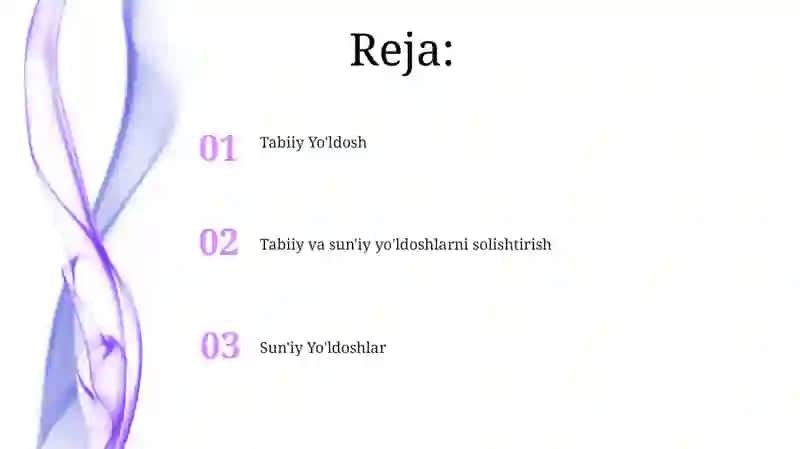 Tabiy va suniy tuldiruvchilar 2