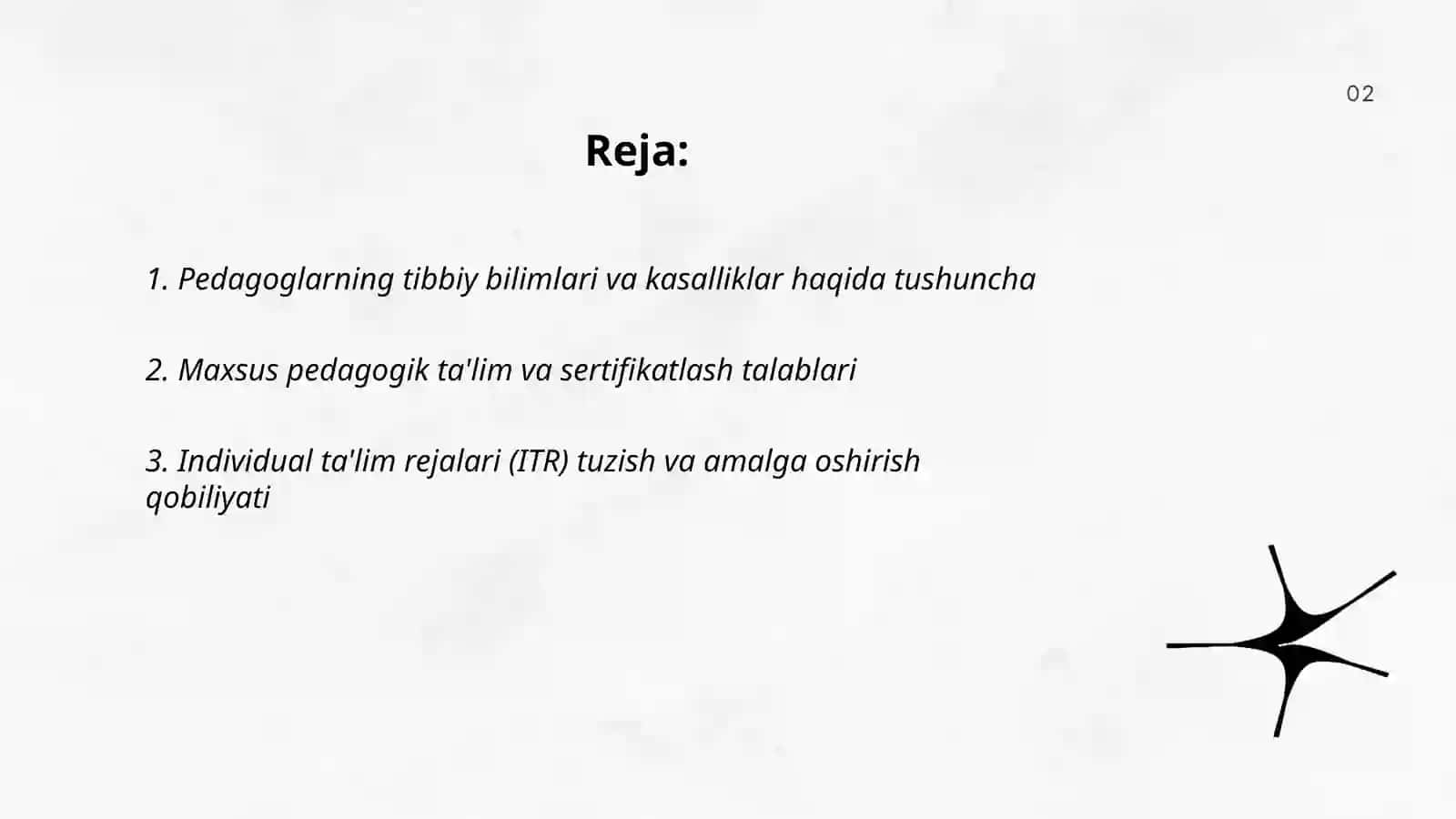 Pedagoglarning tibbiy bilimlari va kasalliklar haqida tushuncha 2
