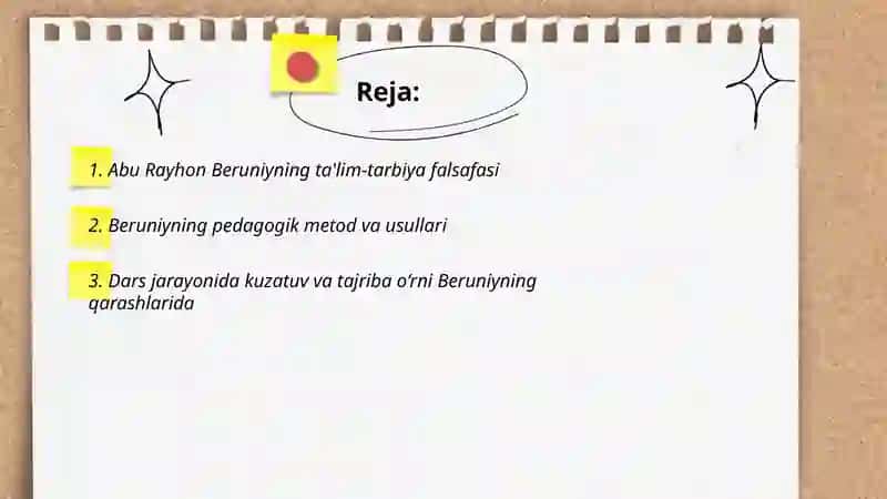 Abu Rayhon Beruniyning pedagogik qarashlari 2