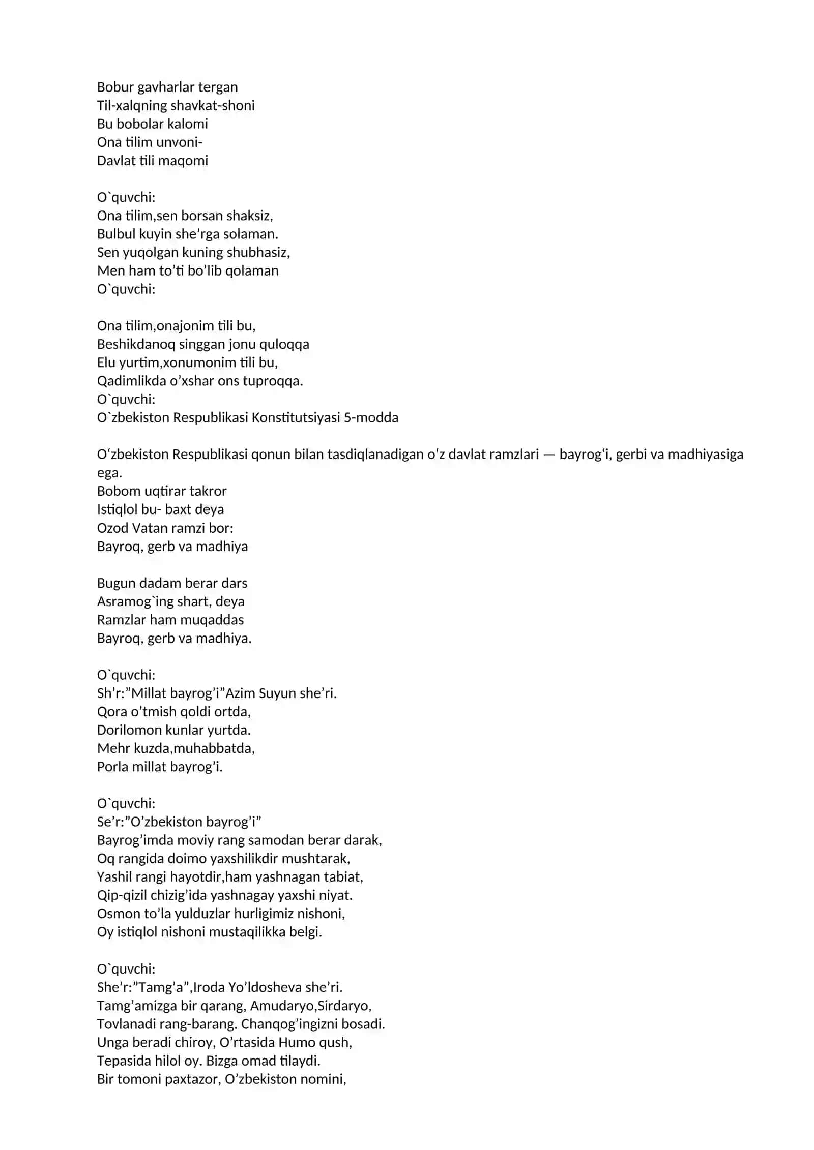 O`zbekiston Respublikasi Konstitutsiyasi qabul qilingan kun 2