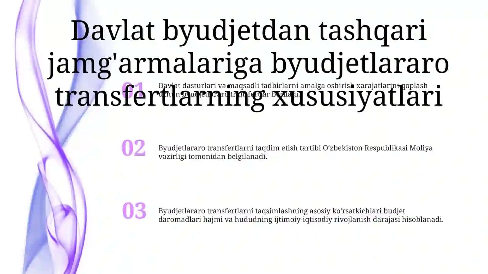 Byudjetlararo Transfertlar 2