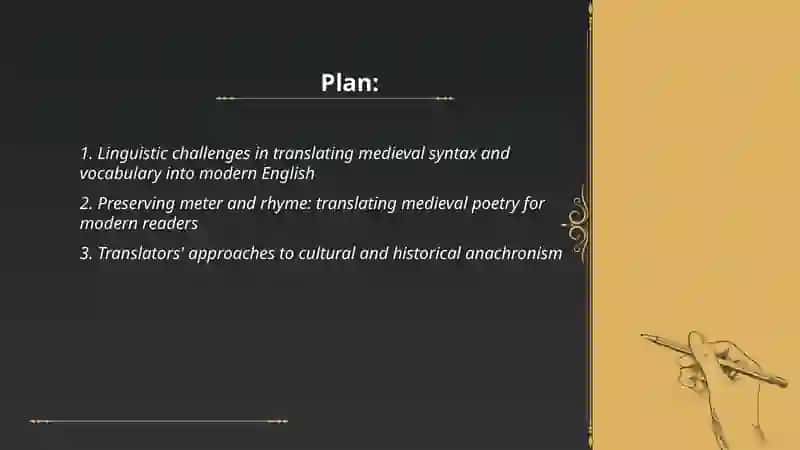 Translation and Adaptation: Analyzing the Significance of Translating Medieval Texts into Modern Languages 2