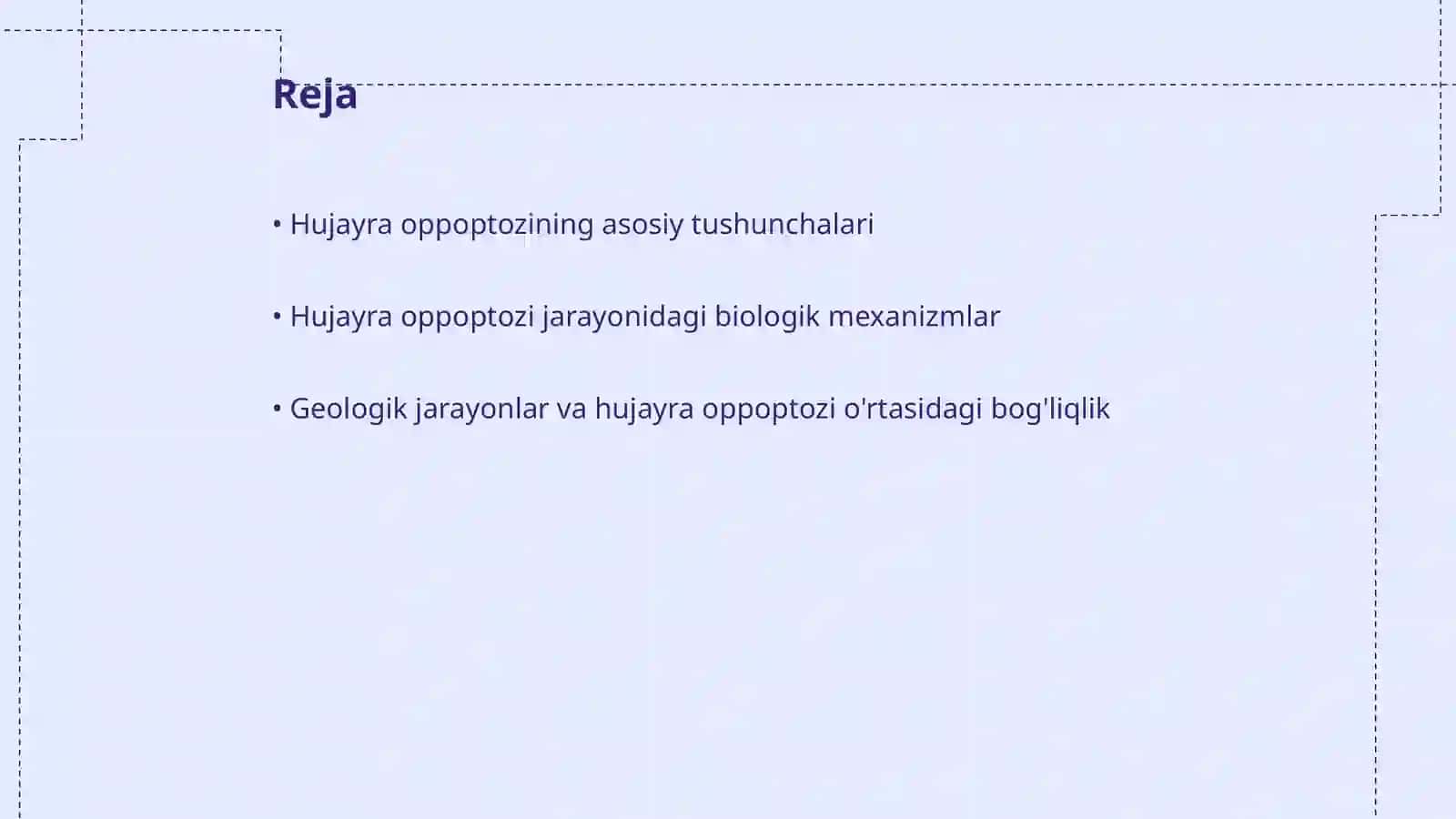 Hujayra oppoptozi va uning geologik ahamiyati 2
